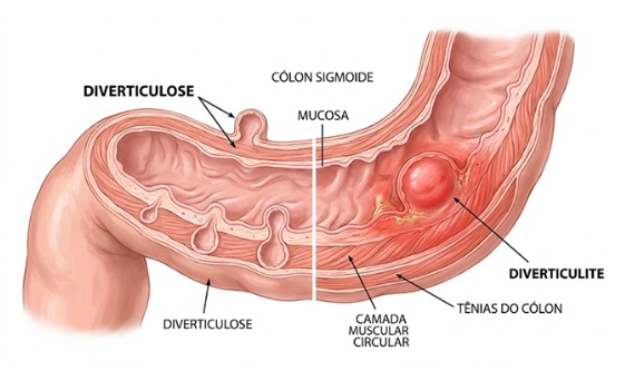 Doença diverticular do cólon: entenda o que são os divertículos e quando eles se tornam um problema