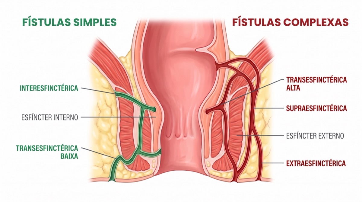 Fístula anal complexa, entenda o desafio de curar sem comprometer a continência