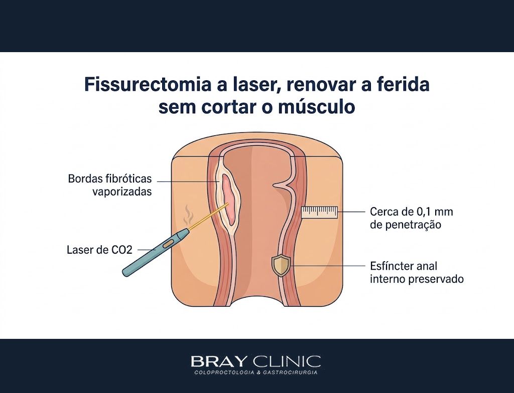 Fissura anal crônica, como quebrar o ciclo da dor sem arriscar a continência